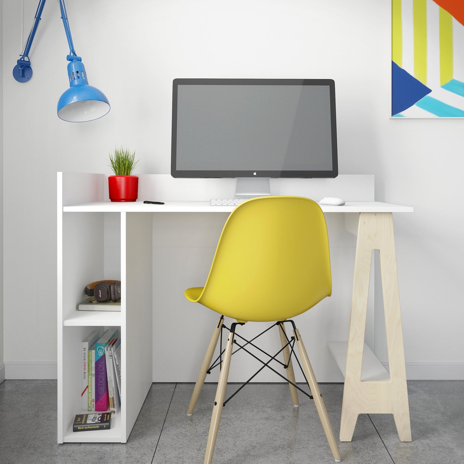 NEXERA - Bureau avec rangement - collection Atypik - fait au Québec - Maison | Samara & Co
