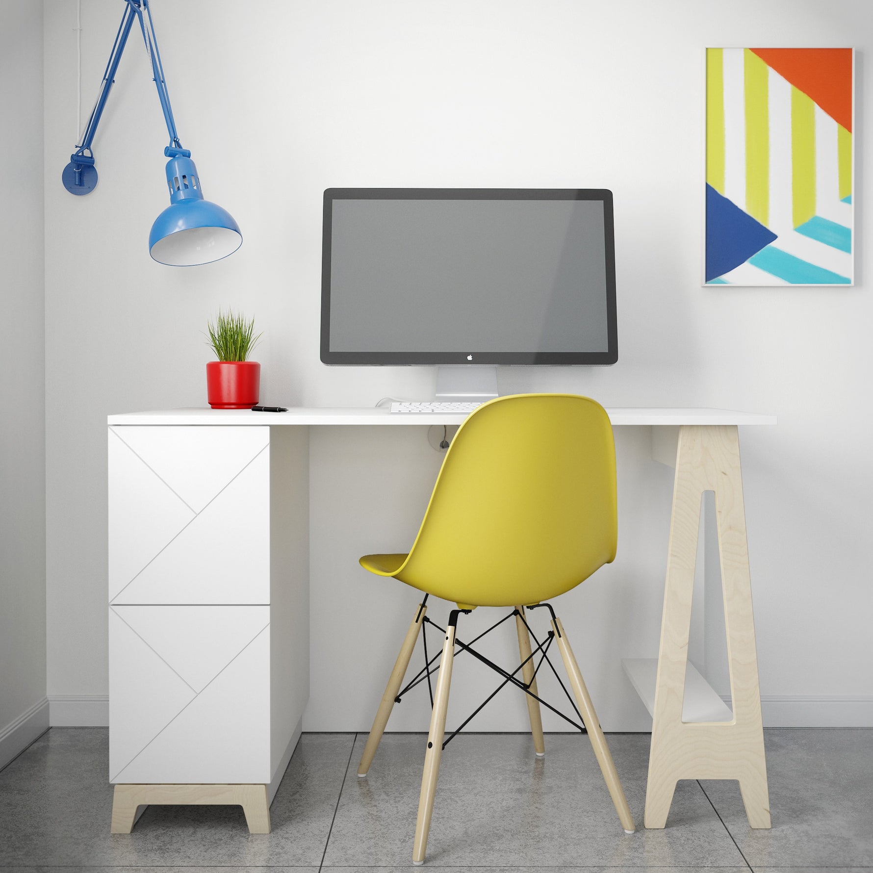 NEXERA - Bureau avec tiroirs - collection Atypik - fait au Québec - Maison | Samara & Co