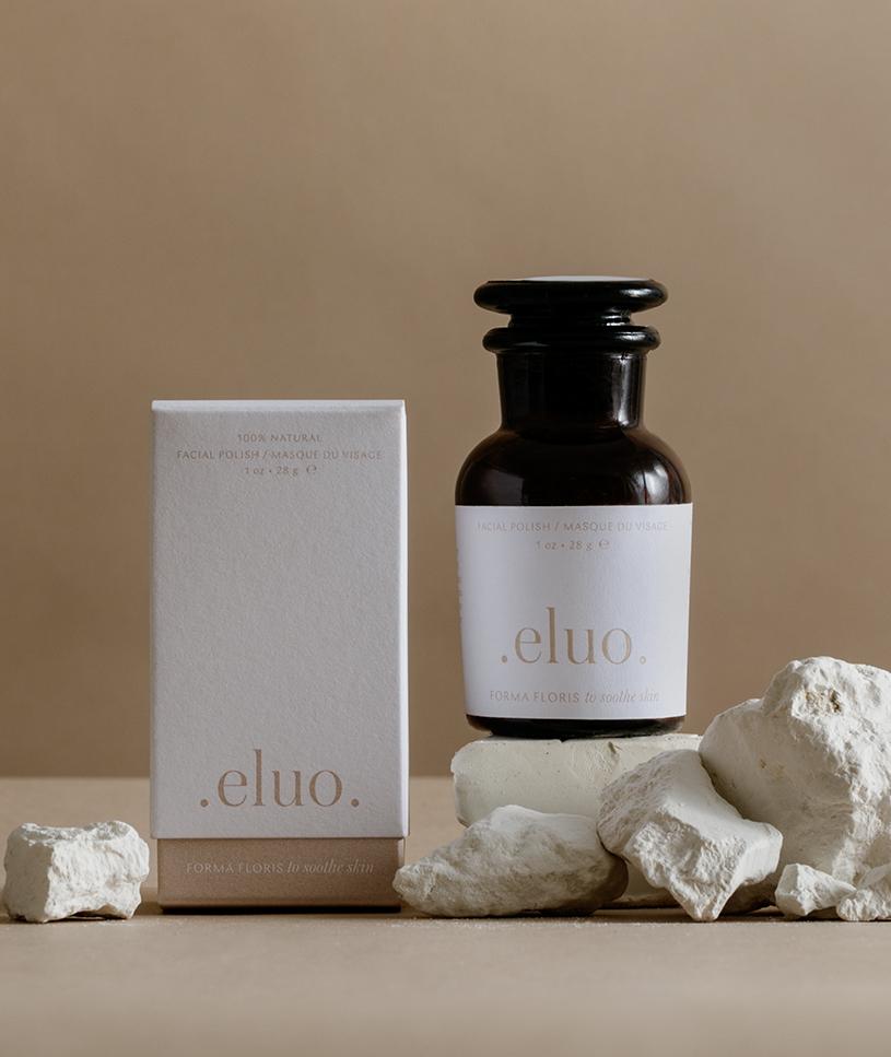 ELUO - Masque d'argile apaisant pour le visage - Forma Floris - Soins visage | Samara & Co