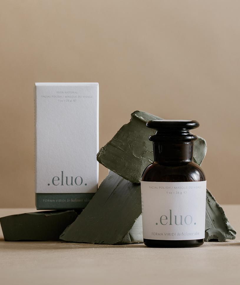 ELUO - Masque d'argile clarifiant pour le visage - Forma Viridi - Soins visage | Samara & Co