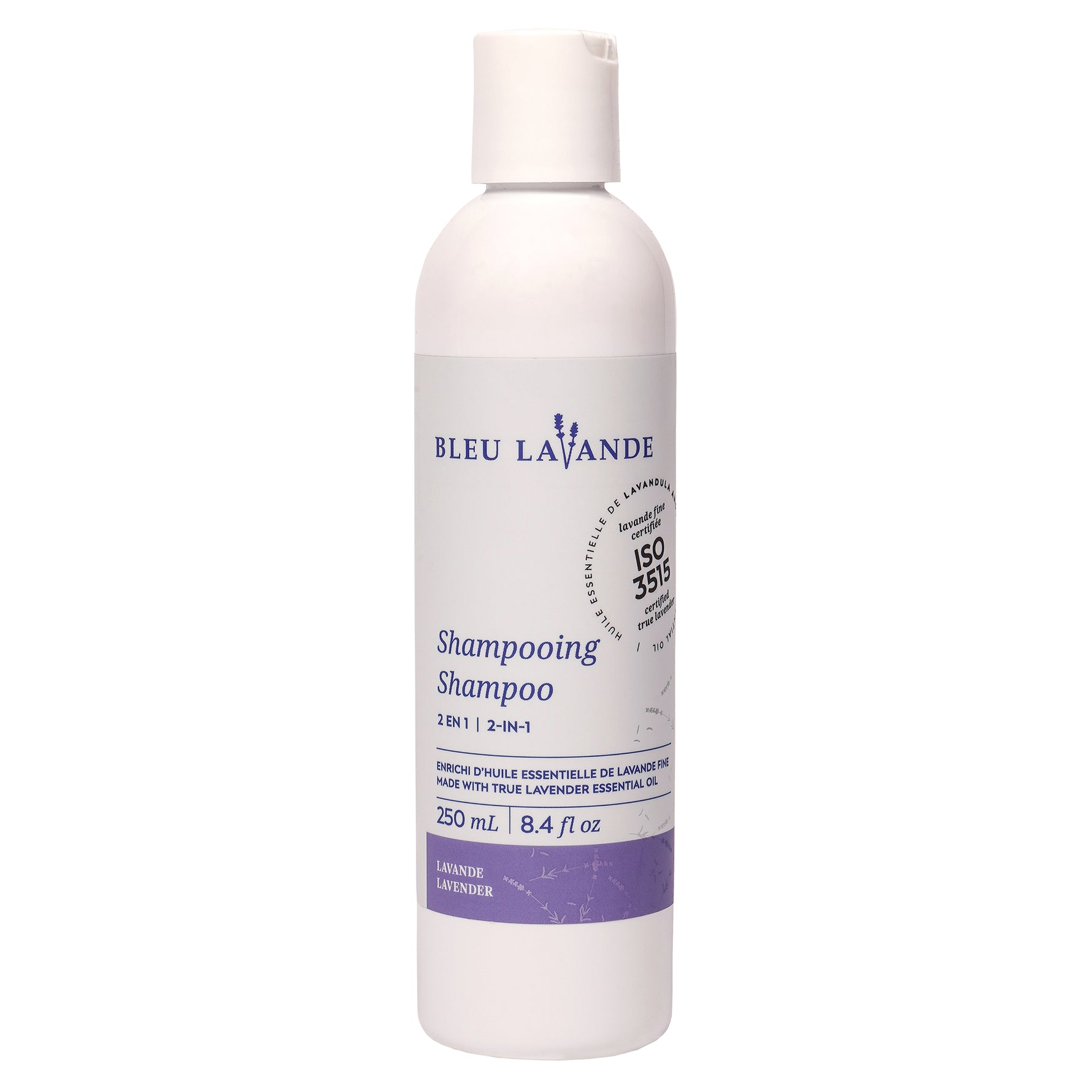 BLEU LAVANDE - Shampooing hydratant naturel 2 en 1 Lavande - Soins cheveux | Samara & Co