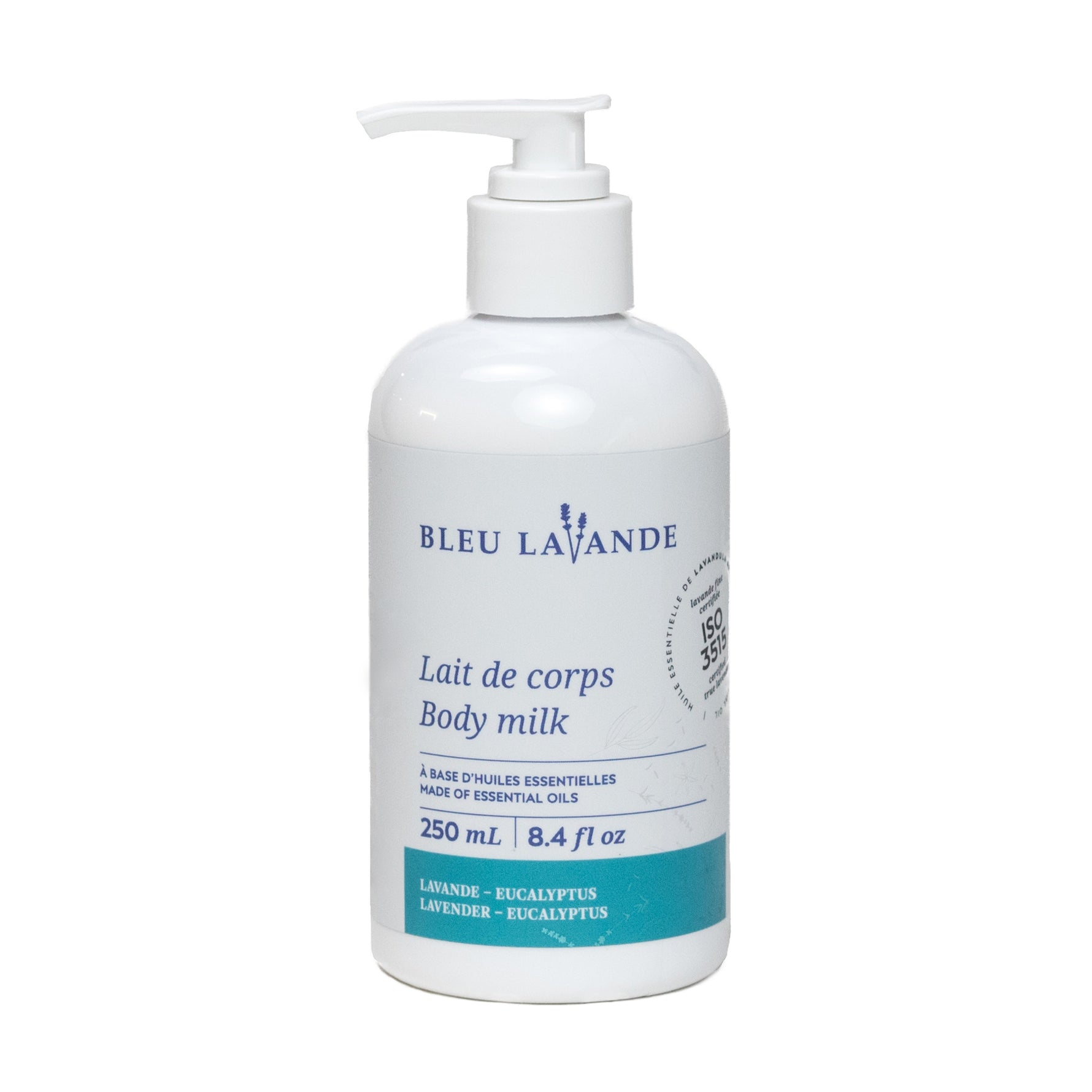 BLEU LAVANDE - Lait de corps Lavande-Eucalyptus naturel - Soins corps | Samara & Co