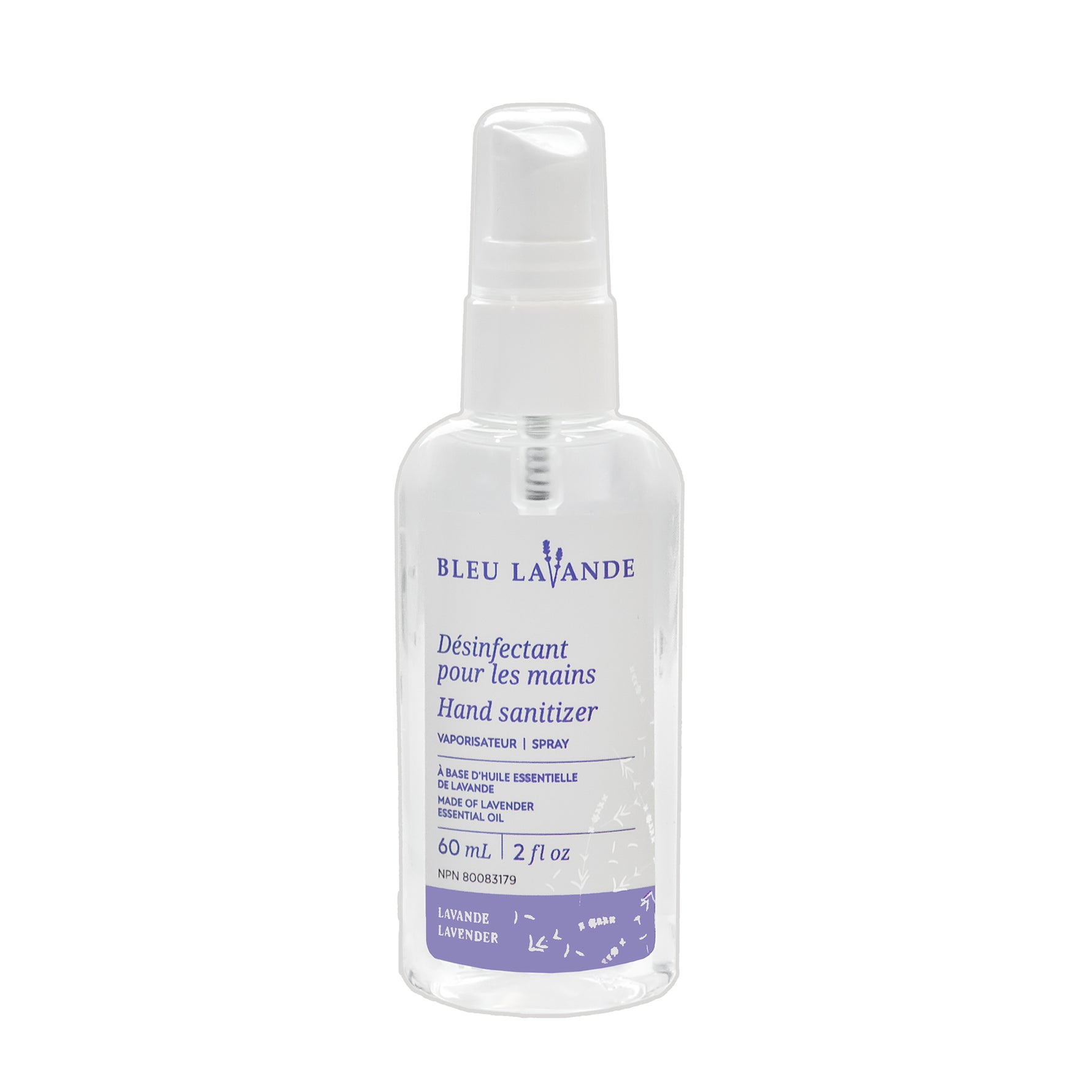 BLEU LAVANDE - Vaporisateur désinfectant pour les mains naturel - Soin main | Samara & Co