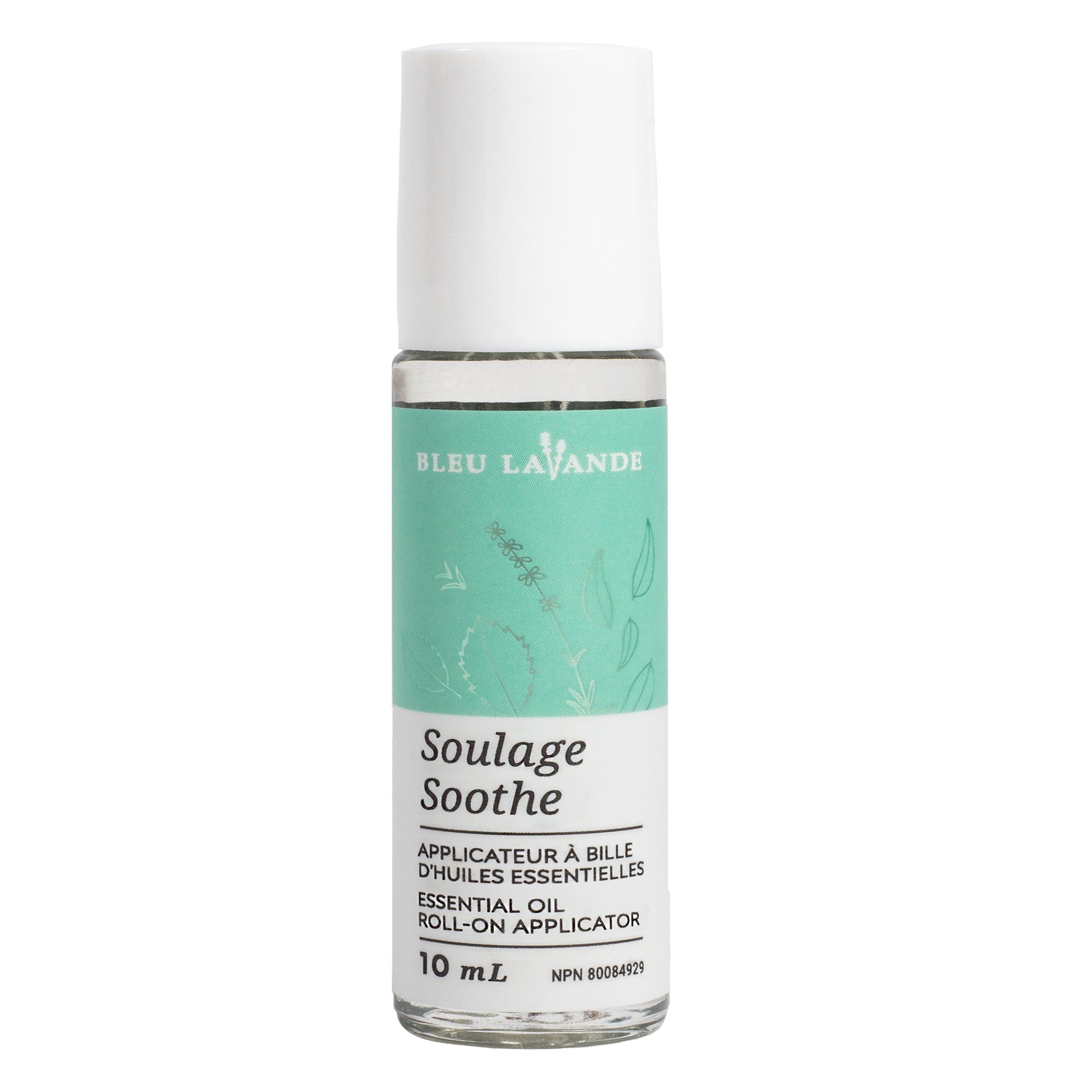 BLEU LAVANDE - Huiles essentielles de lavande et menthe poivrée avec Applicateur à bille - Apaisant - Huile | Samara & Co