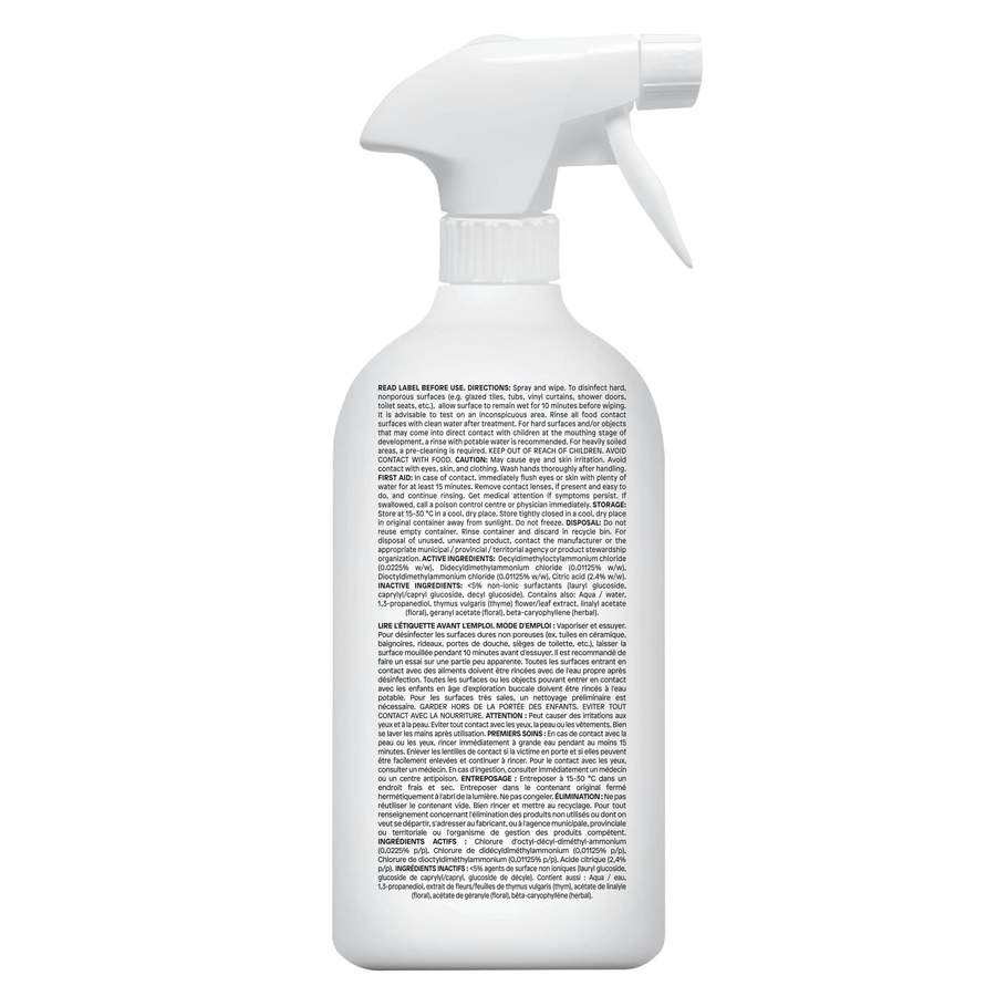 ATTITUDE - Nature+ – Nettoyant Salle de bain Désinfectant 99,99 % – Lavande et Thym - Produits nettoyants | Samara & Co
