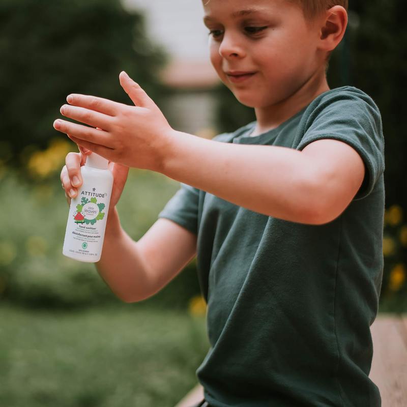 ATTITUDE - little leaves™ - Désinfectant pour mains - Coco et melon d'eau - Soins mains | Samara & Co