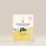 FILO - Pastille de nettoyant tout usage - Zéro plastique • Citron et Menthe
