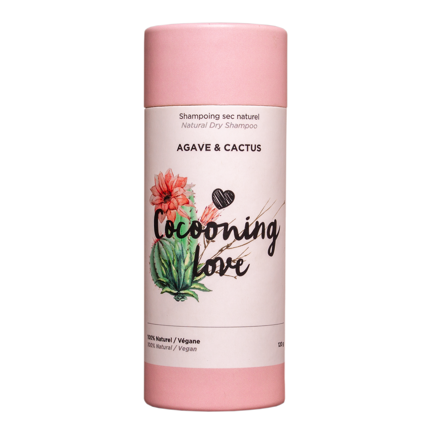 COCOONING LOVE - Shampoing sec Cactus & Agave - Contenant en carton Recyclable - Soins cheveux | Samara & Co