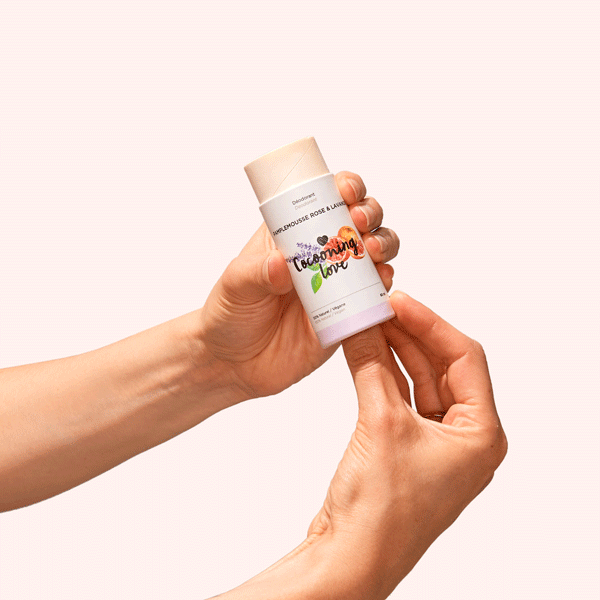 COCOONING LOVE - Déodorant végane Pamplemousse rose & Lavande - Contenant en carton Recyclable - Déodorant | Samara & Co
