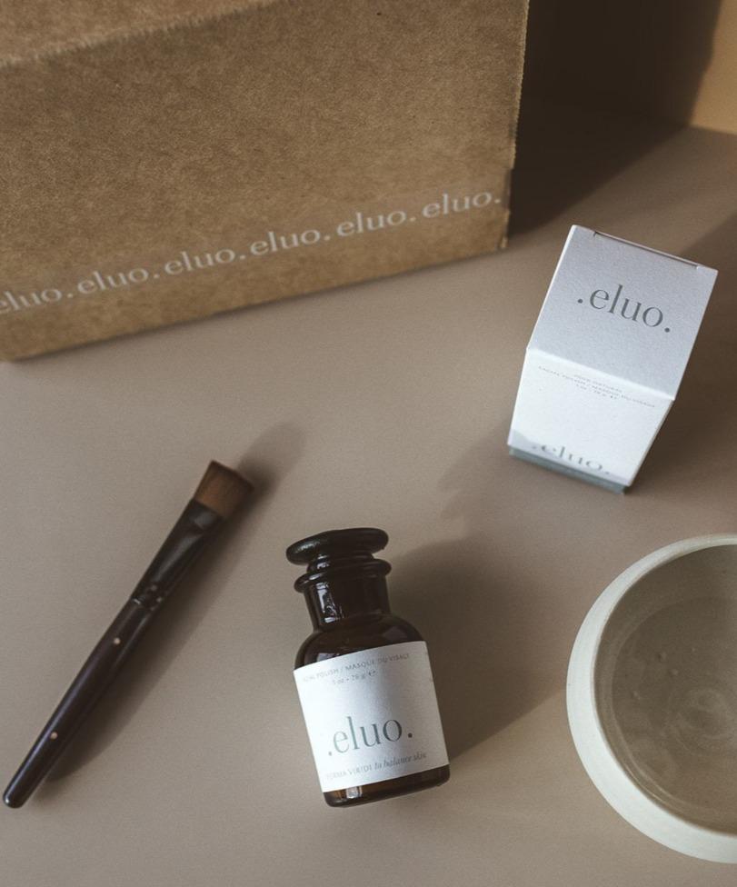ELUO - Duo Rituel - Bol de céramique et Masque d'argile pour le visage - Accessoires soins | Samara & Co