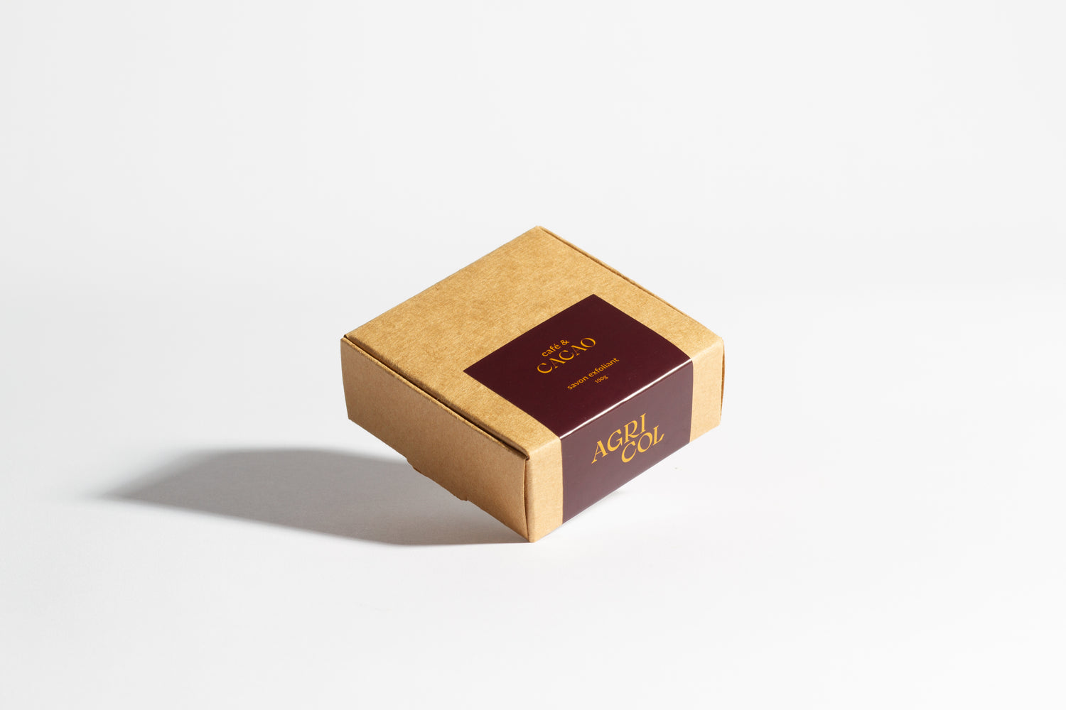 AGRICOL - Savon Exfoliant - Café - Beurres de Cacao et Karité - Biodégradable et végane