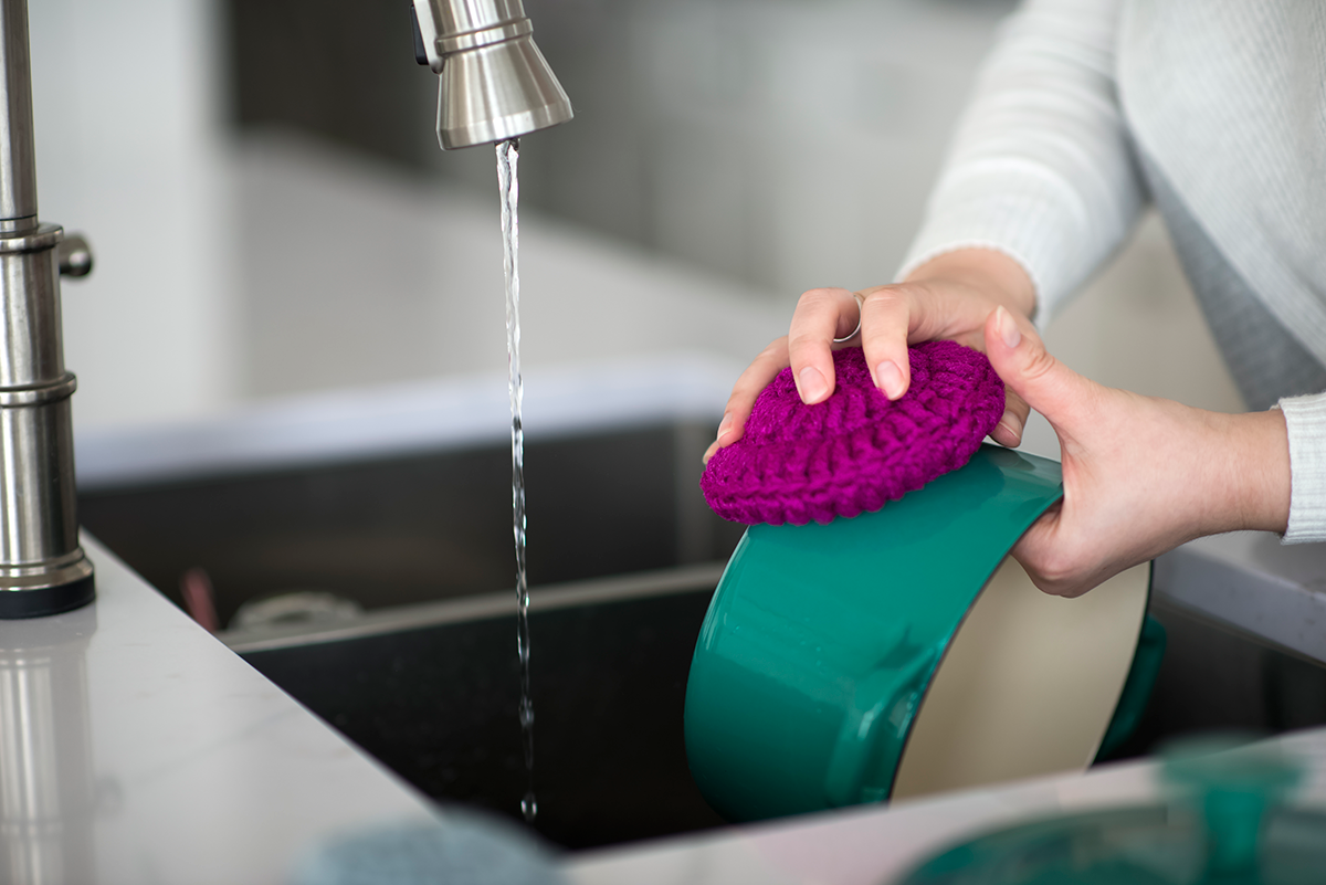 LA CAPITAINE CROCHÈTE - Tampon à récurer réutilisable - faits à la main • Grand - Accessoires Maison | Samara & Co