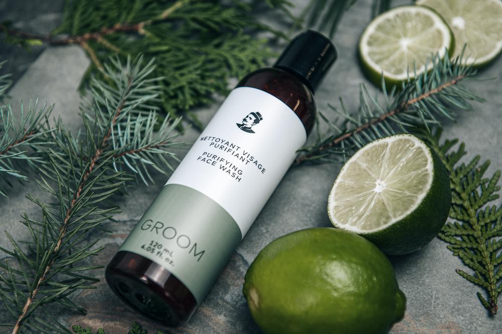 INDUSTRIES GROOM - Nettoyant visage purifiant - à base d'orge et de jojoba