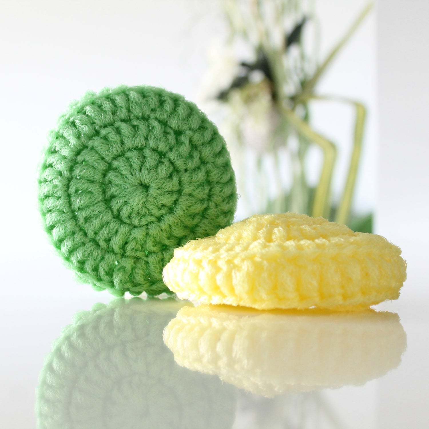 LA CAPITAINE CROCHÈTE - Tampon à récurer réutilisable - faits à la main • Grand - Accessoires Maison | Samara & Co