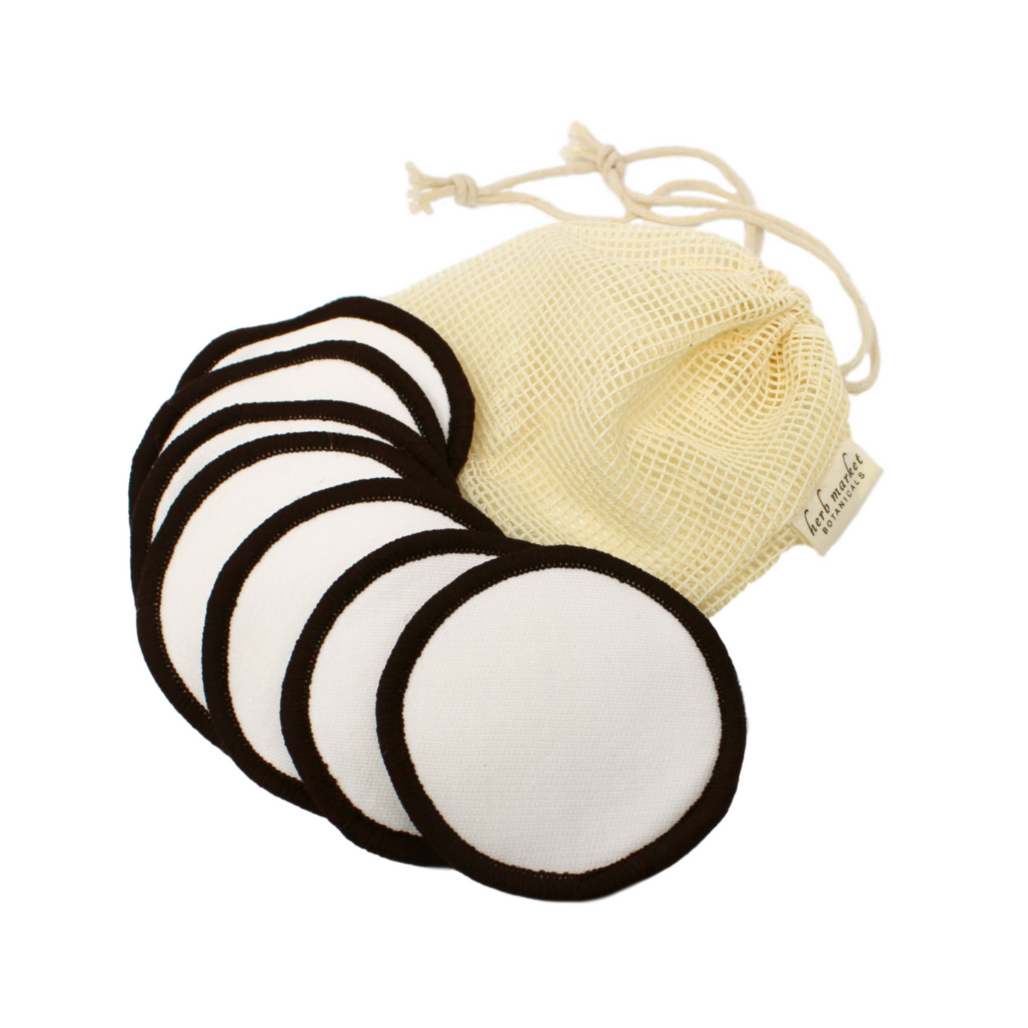 HERB MARKET BOTANICALS - Tampons faciaux réutilisable - Bambou