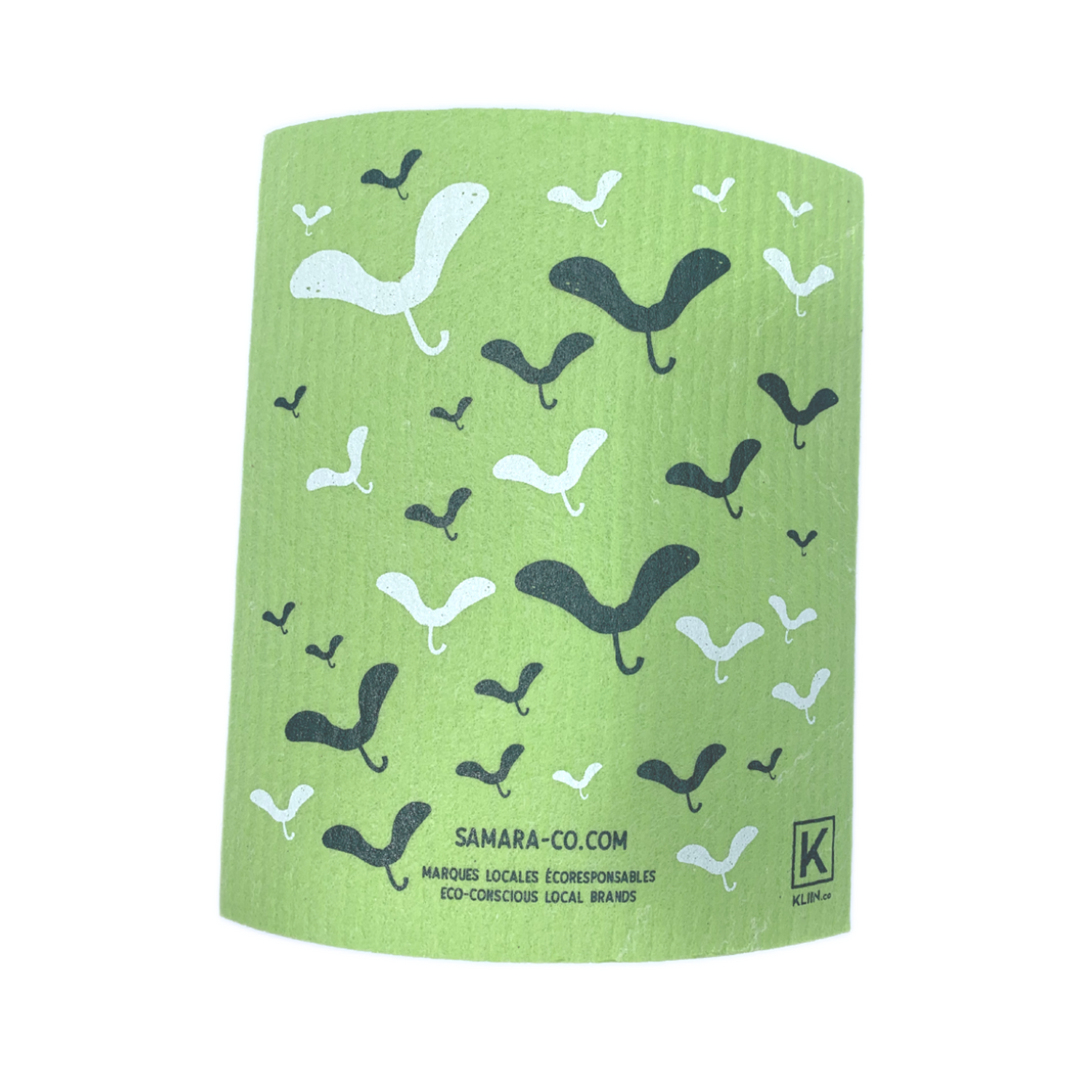 SAMARA & CO et KLIIN - Petit essuie-tout réutilisable compostable • Vert - Essuie-touts réutilisables | Samara & Co