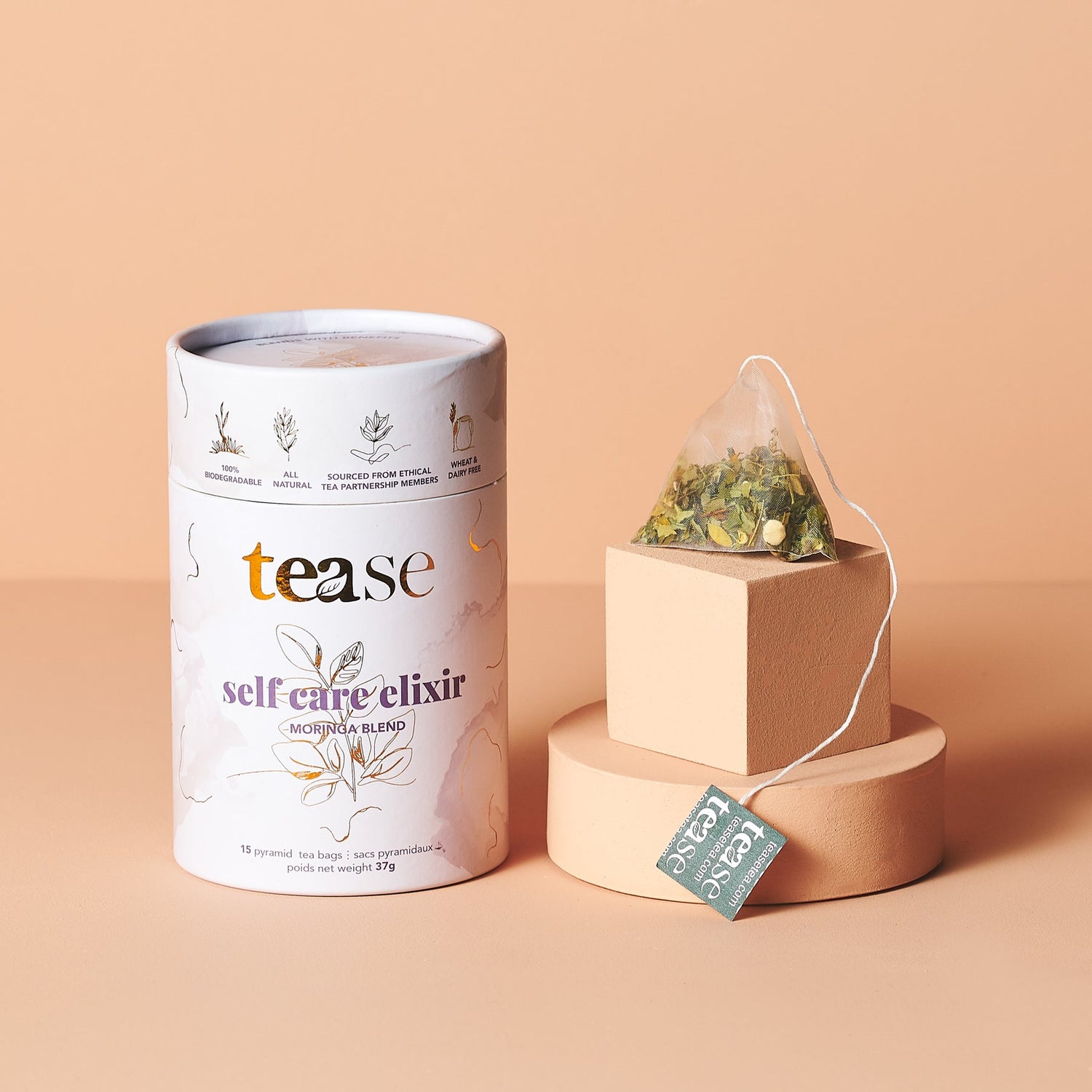 TEASE - Sans caféine • Tisane "Self Care Elixir" - 100% sans plastique ni nylon