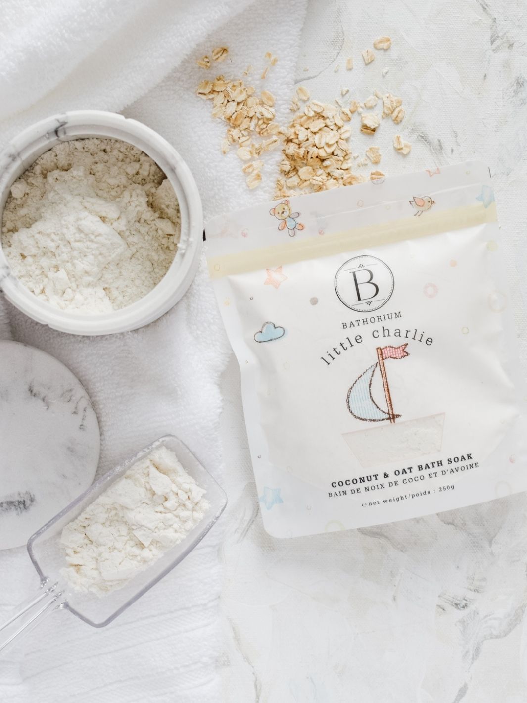 BATHORIUM - Little Charlie - Kids Pure Botanical Oats & Coconut Bath Soak