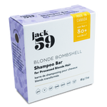 JACK59 - Barre de shampoing "Blonde Bombshell"- Élimine 3 bouteilles en plastique