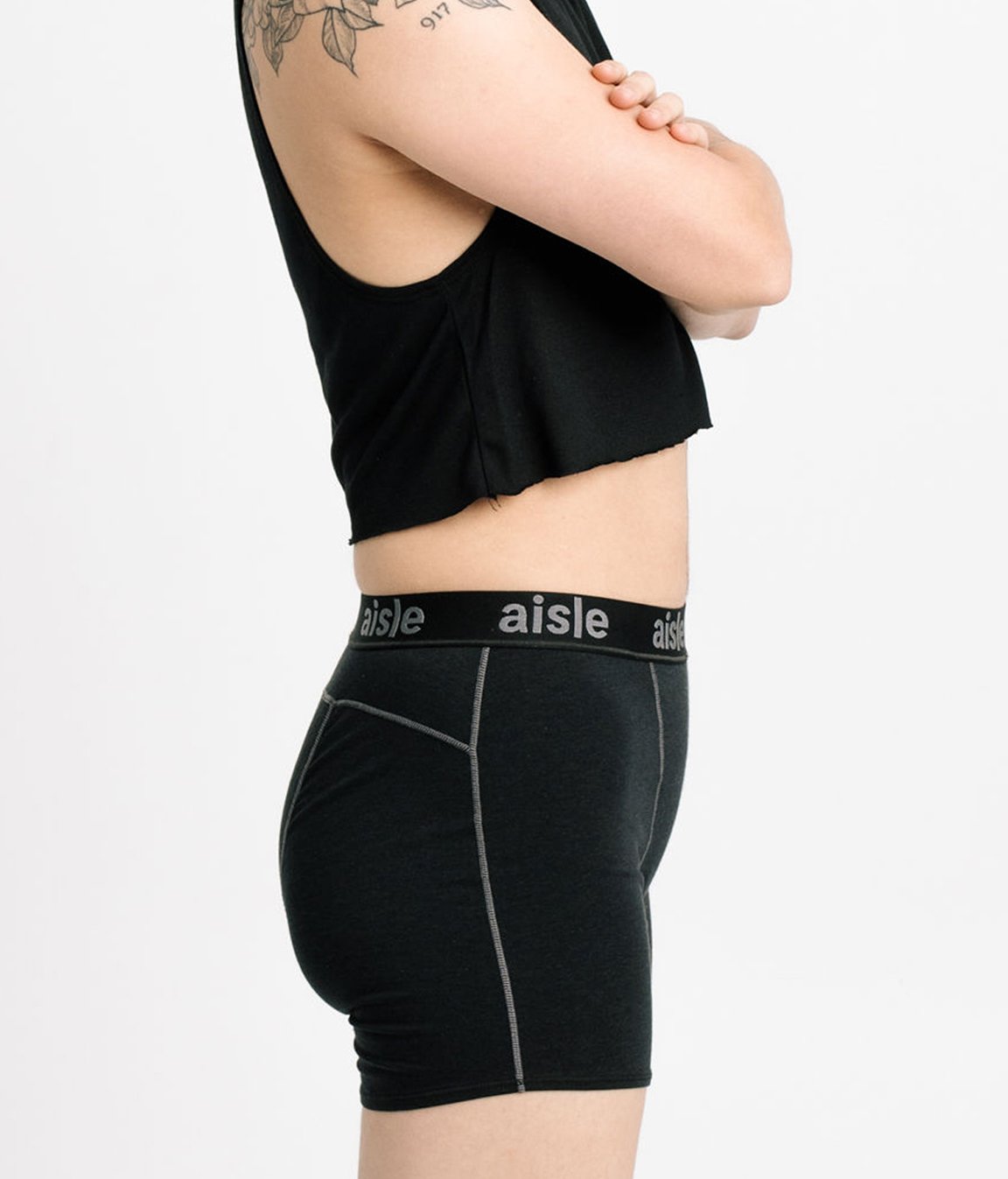 AISLE - Culottes Menstruelles - TENCEL™ & Coton Organique • Boxer
