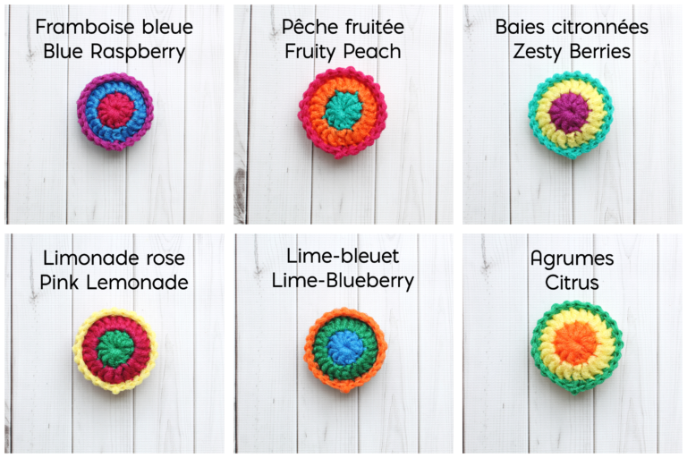 LA CAPITAINE CROCHÈTE - Tampon à récurer réutilisable - faits à la main • Jujube - Accessoires Maison | Samara & Co
