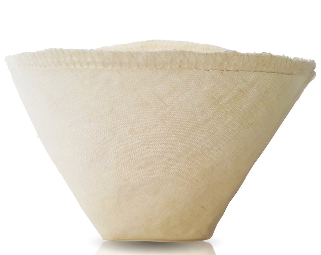 PINYON PRODUCTS - Filtre à café réutilisable en tissu - Mélange de chanvre et de coton bio • Cornet - Filtre à café | Samara & Co
