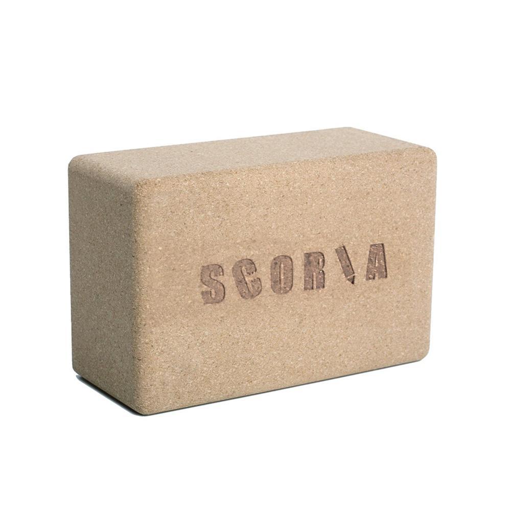SCORIA WORLD - Le bloc de support en liège - naturellement anti-microbien • Gros Bloc - Tapis de Yoga | Samara & Co
