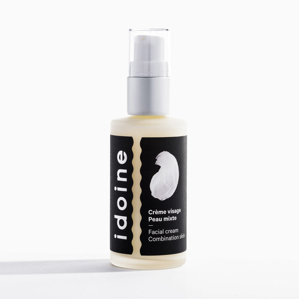 IDOINE - Crème visage cicatrisante peau mixte - huile de moringa - Soins visage | Samara & Co