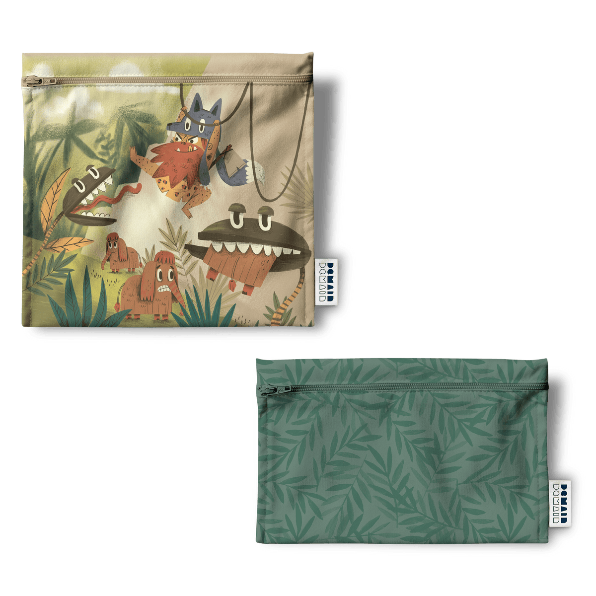 DEMAIN DEMAIN - Set of 2 Reusable Lunch Bags - made from recycled plastic bottles • Crock's World
