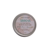 SIMKHA - Organic Sunscreen with Zinc - SPF20 - Shea Butter and Coconut Oil