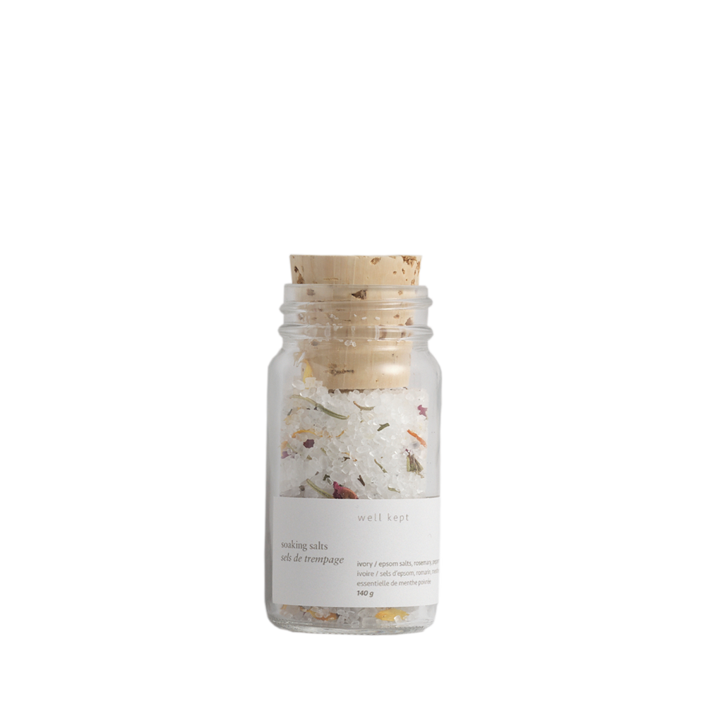 WELL KEPT - IVOIRE- Sels de bain en portions individuelles - Soins corps | Samara & Co