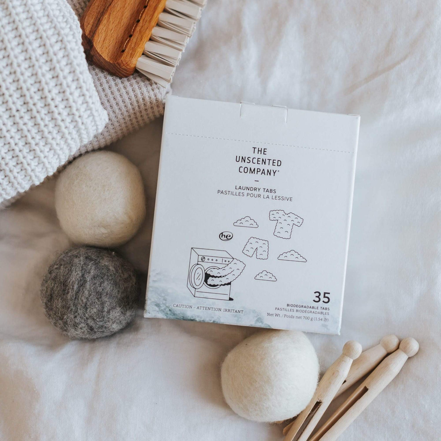 UNSCENTED CO - Pastilles pour la lessive écoresponsables