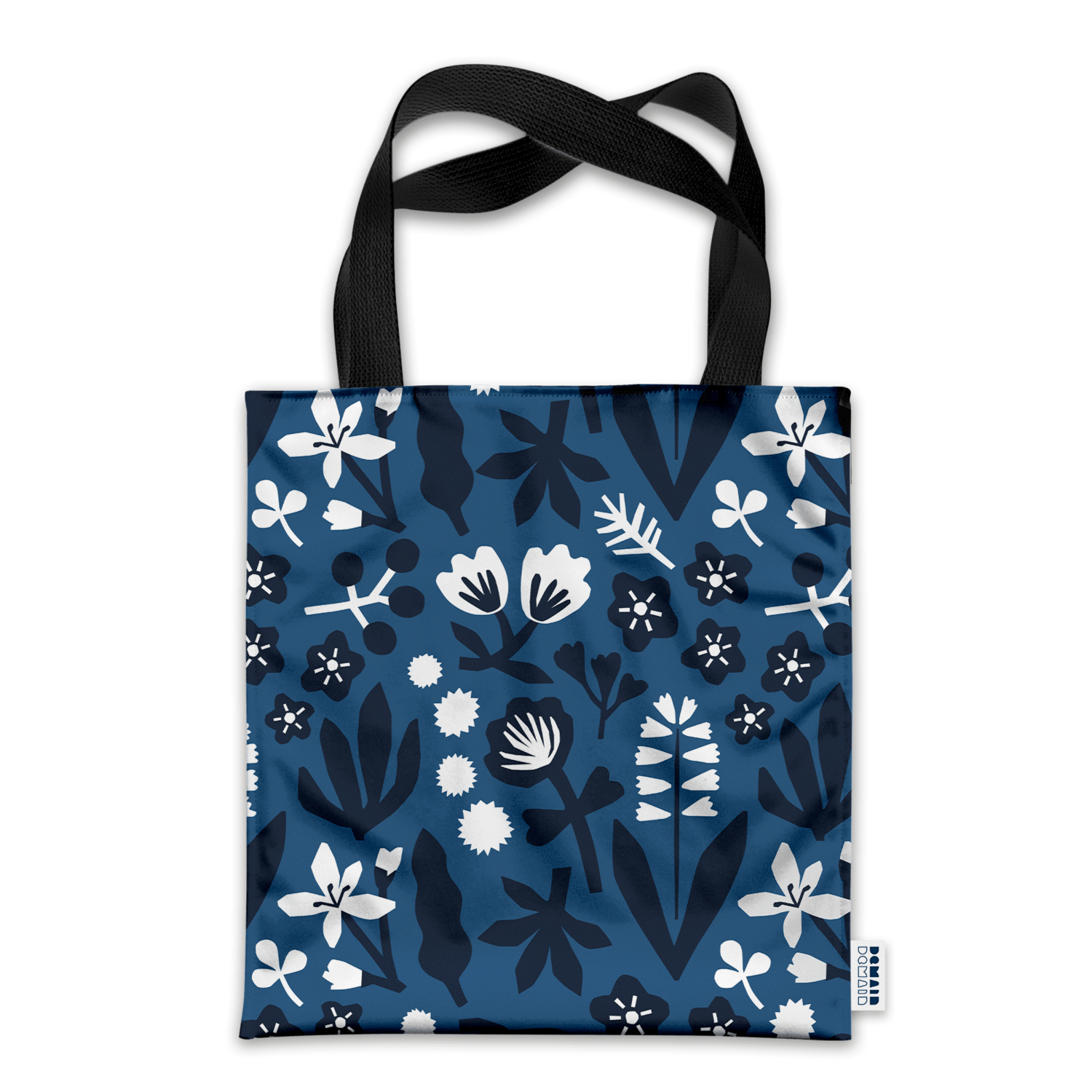 DEMAIN DEMAIN - Tote bag - made from recycled plastic bottles • Paper flowers by Myriam Van Neste