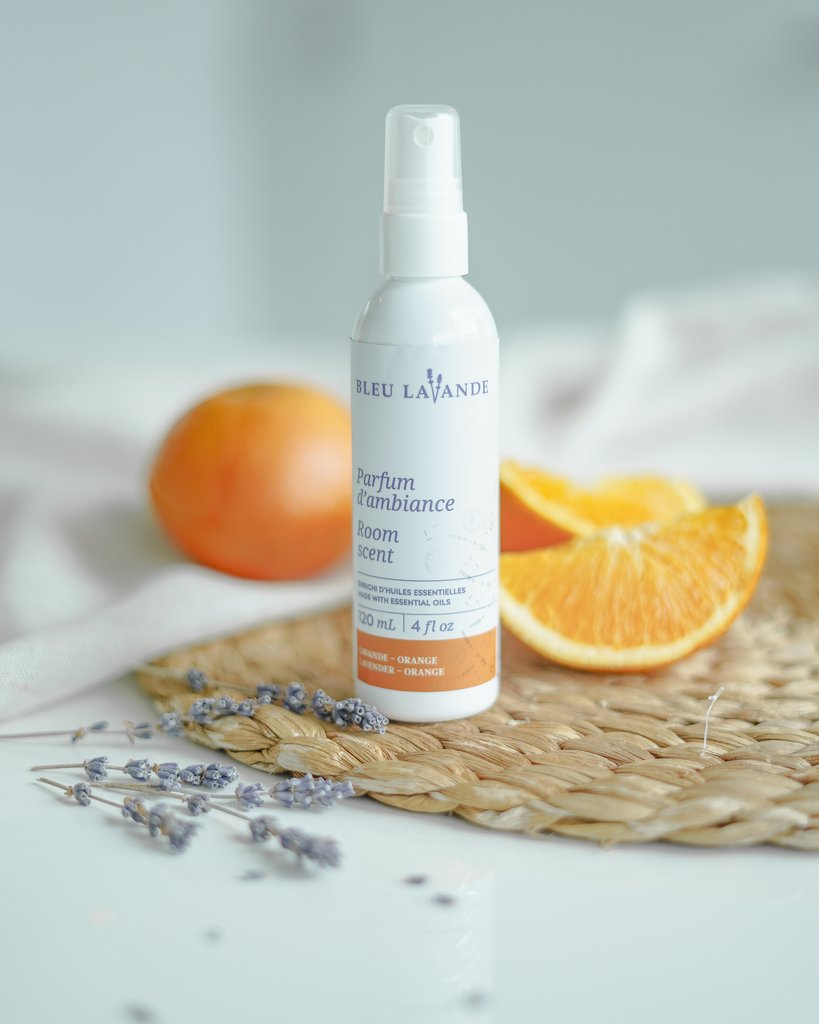 BLEU LAVANDE - Parfum d'ambiance naturel Lavande-Agrumes - Produits nettoyants | Samara & Co