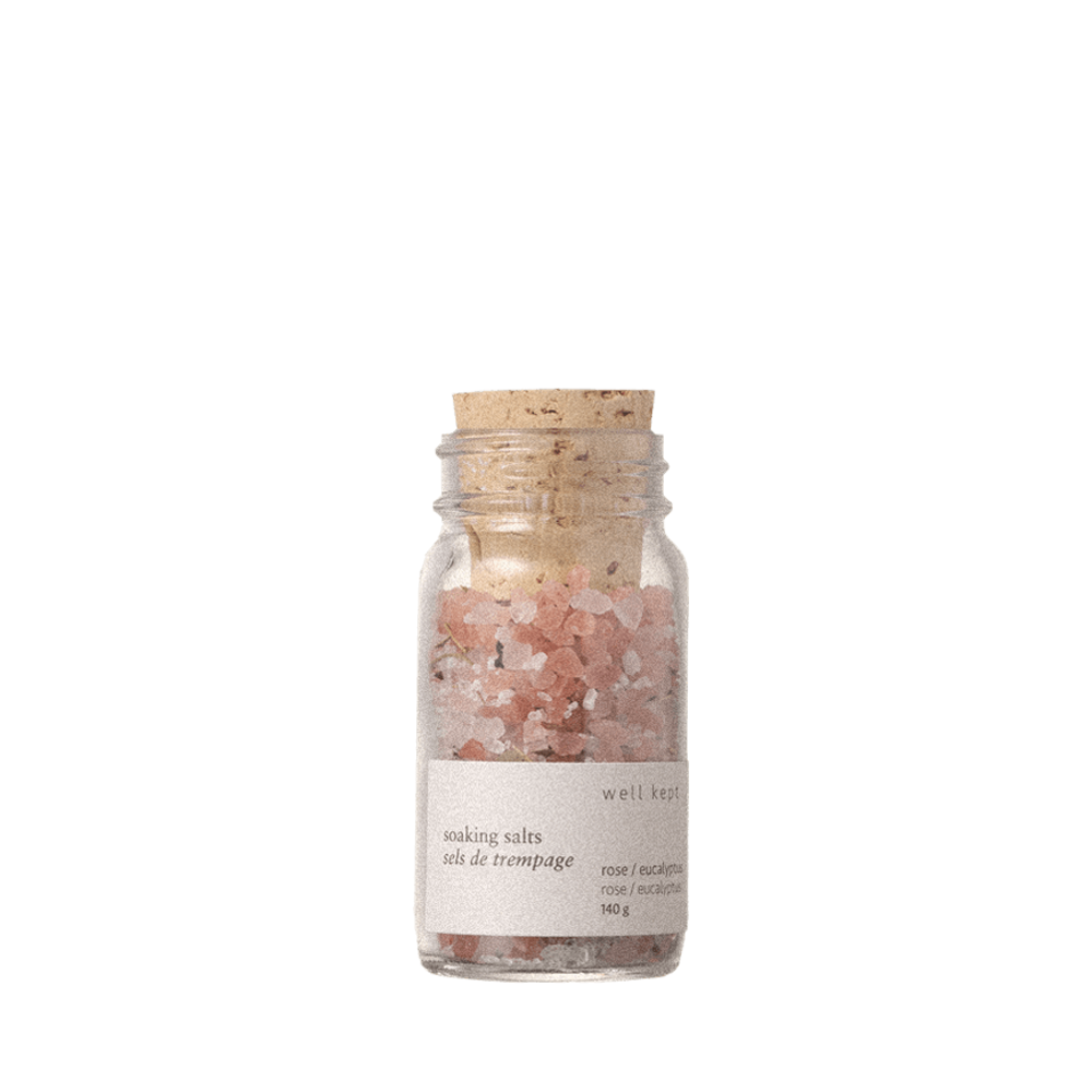 WELL KEPT - ROSE - Sels de bain en portions individuelles