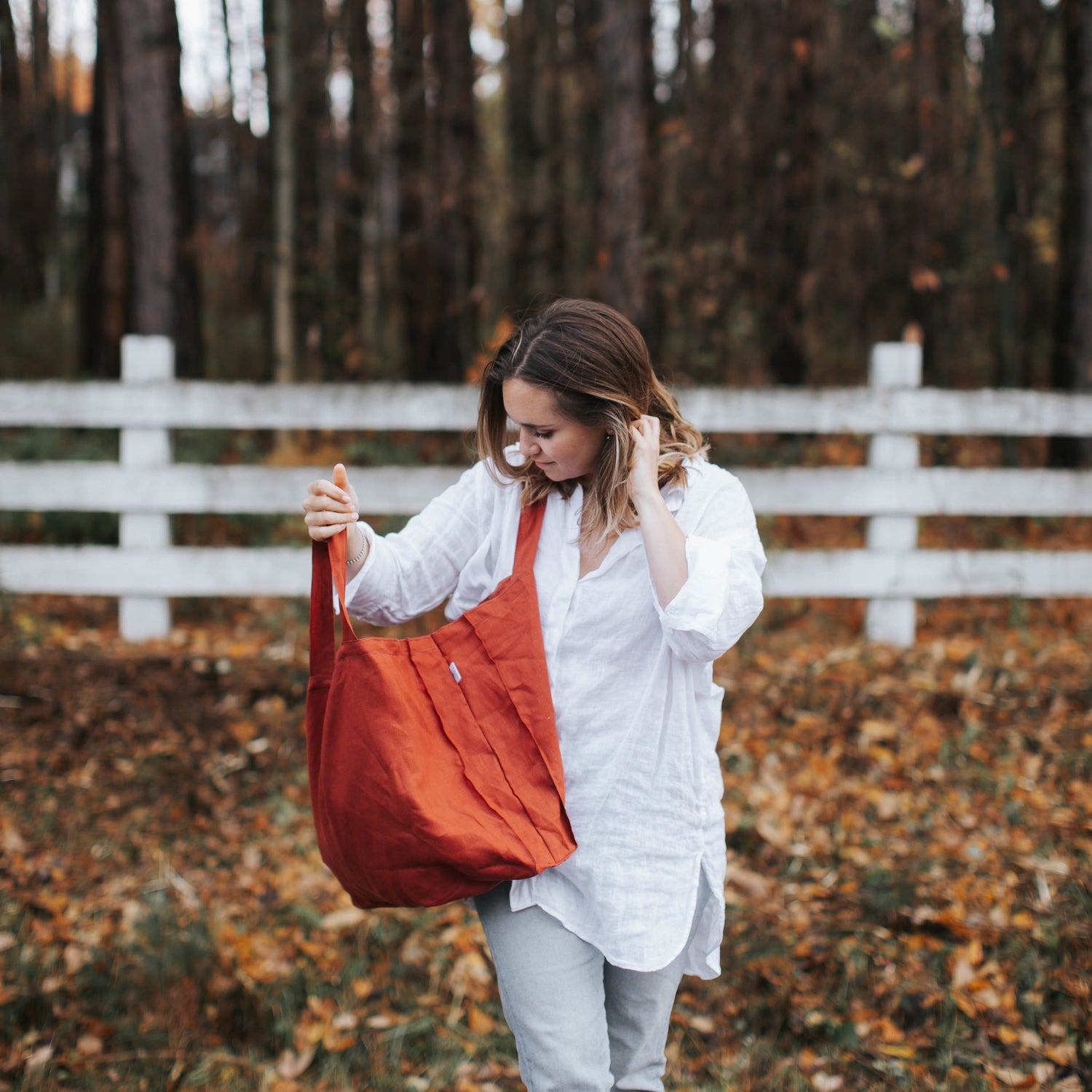 DANS LE SAC - Double Pocket Tote Bag - Made in Canada - 100% cotton