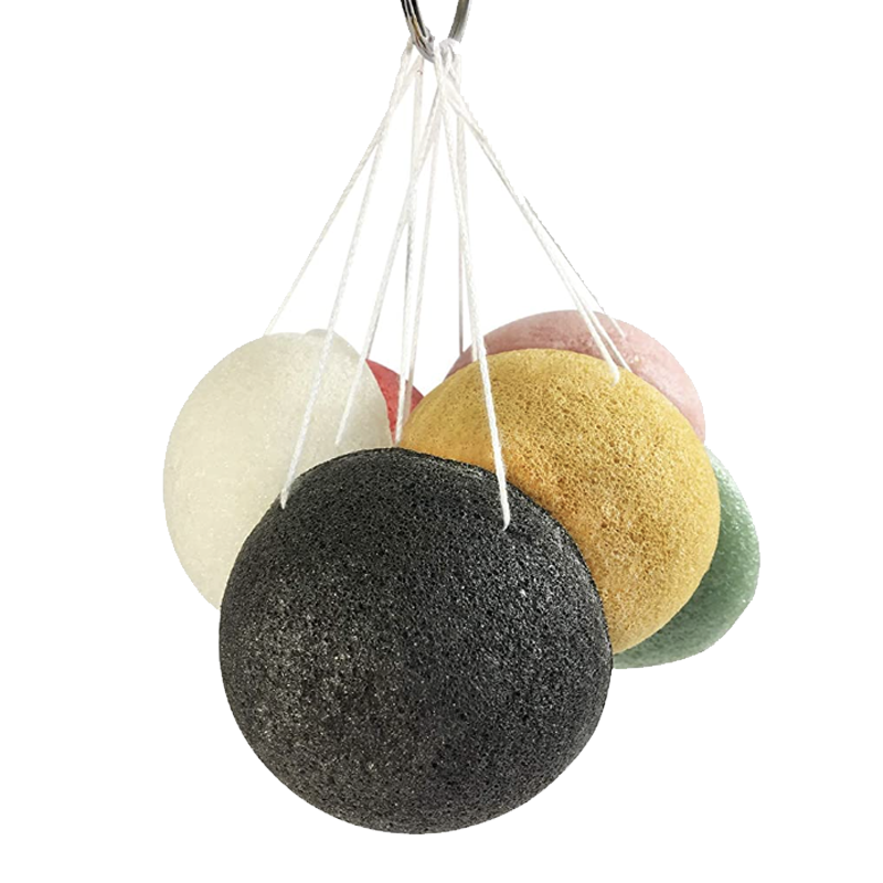 SAMARA & CO - Konjac Cleansing Sponge • Activated Charcoal - 100% Natural