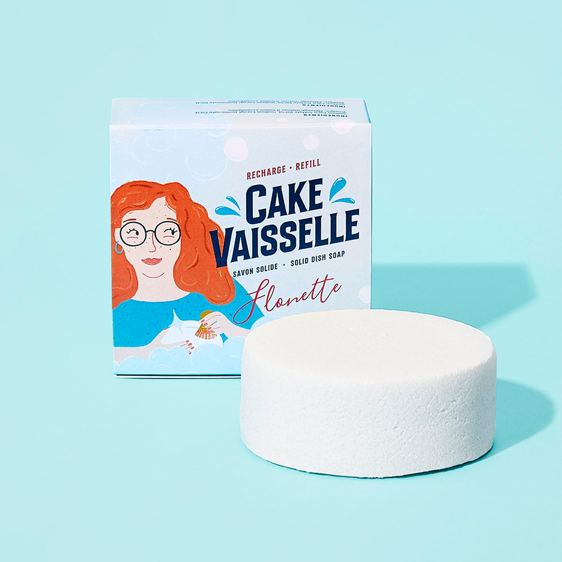 FLONETTE - Recharge de cake vaisselle - Savon solide - Produits nettoyants | Samara & Co