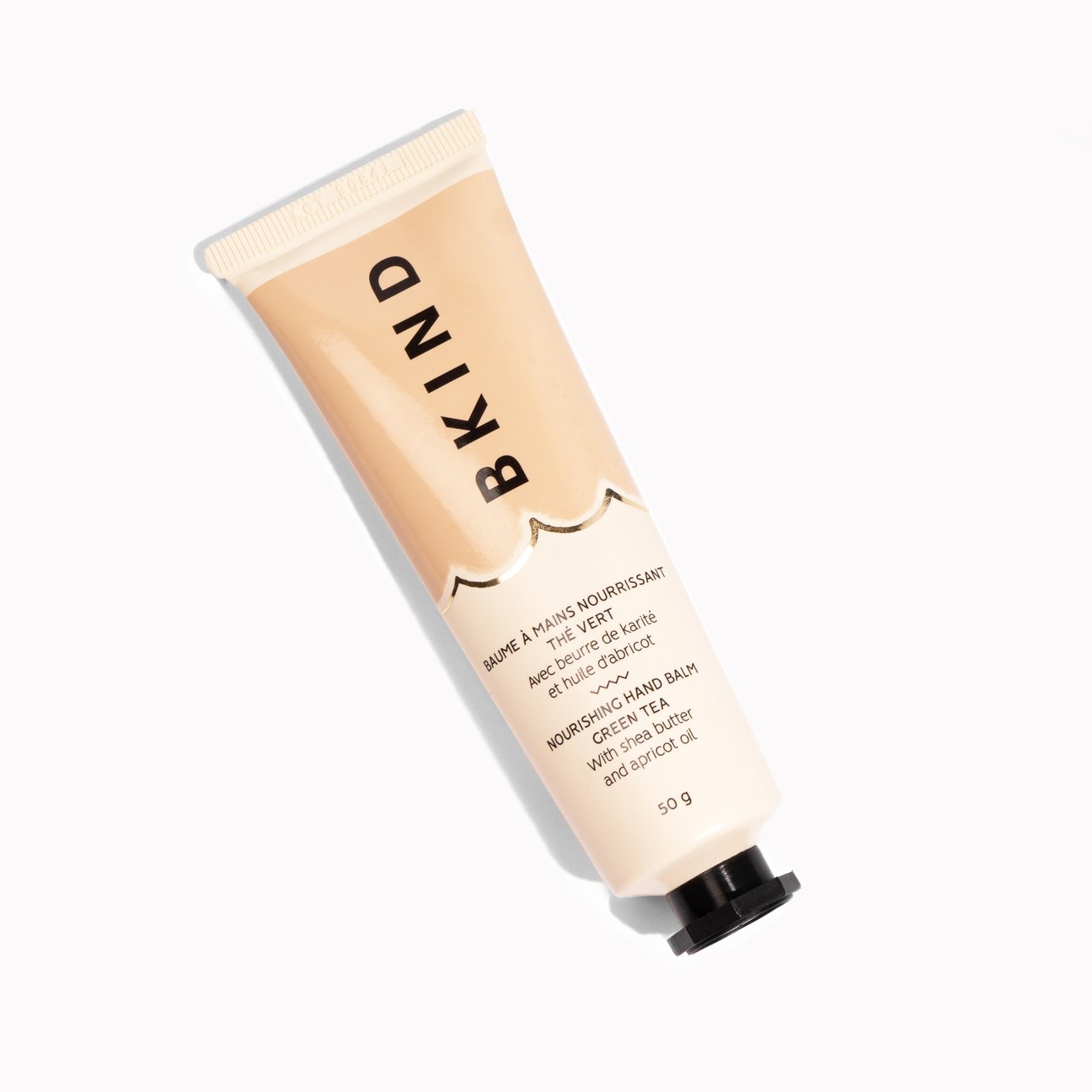 BKIND - Nourishing Hand Balm • Green Tea - Tube is made of 50% Ocean Bound plastic