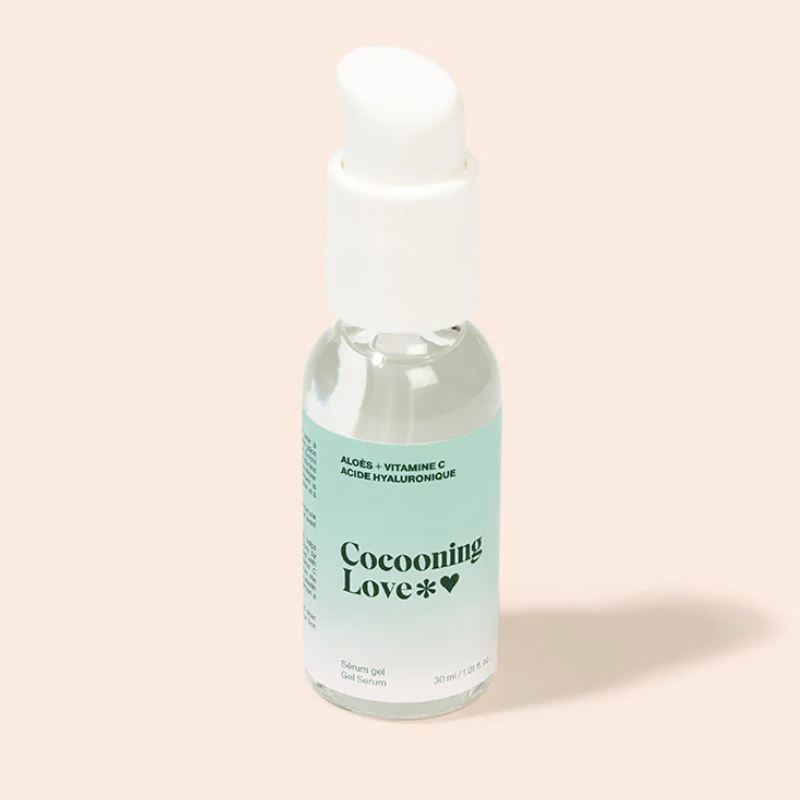 COCOONING LOVE - Sérum Gel Aloès – Vitamine C – Acide Hyaluronique - Végane