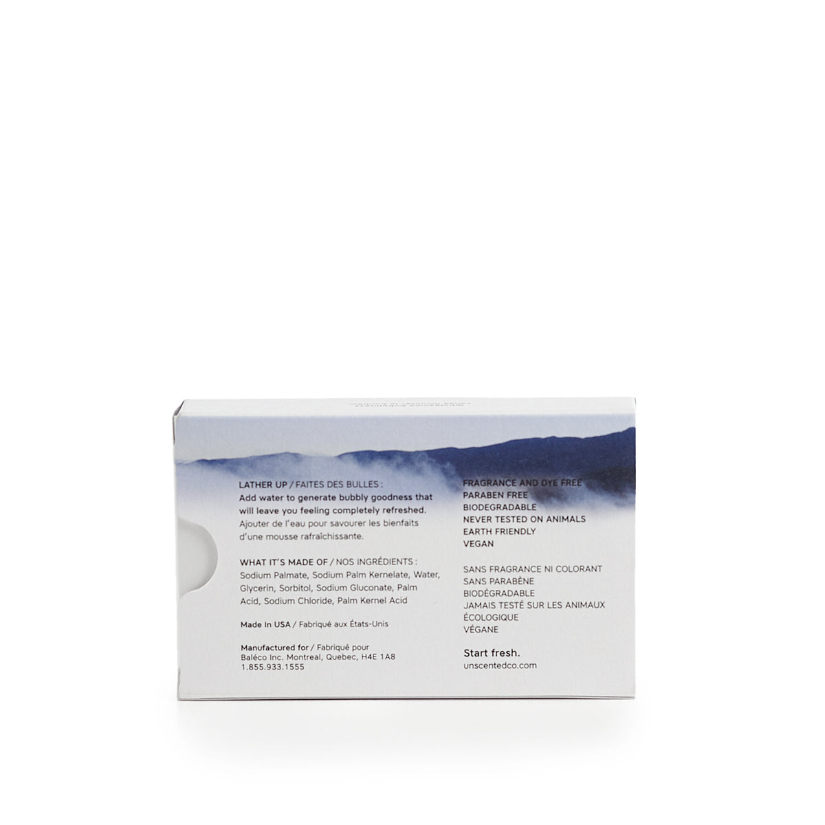 UNSCENTED CO - Savon en barre sans déchet - Soins mains | Samara & Co
