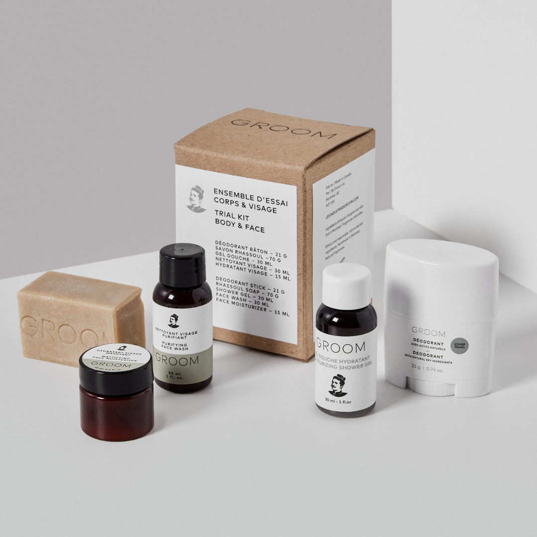INDUSTRIES GROOM - Coffret Découverte - Corps & Visage