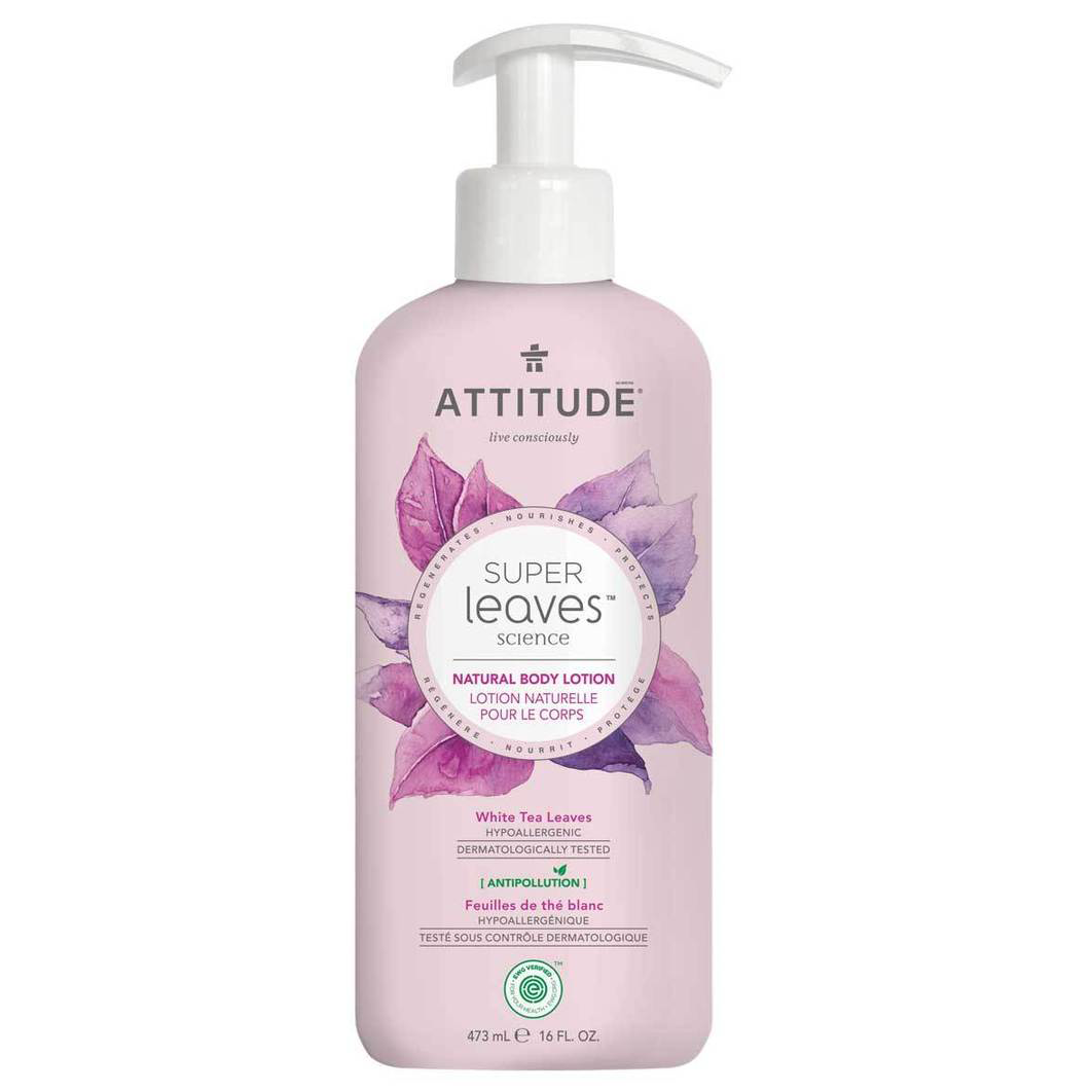 ATTITUDE - Super leaves™ – Lotion pour le corps Apaisant – Feuilles de thé blanc