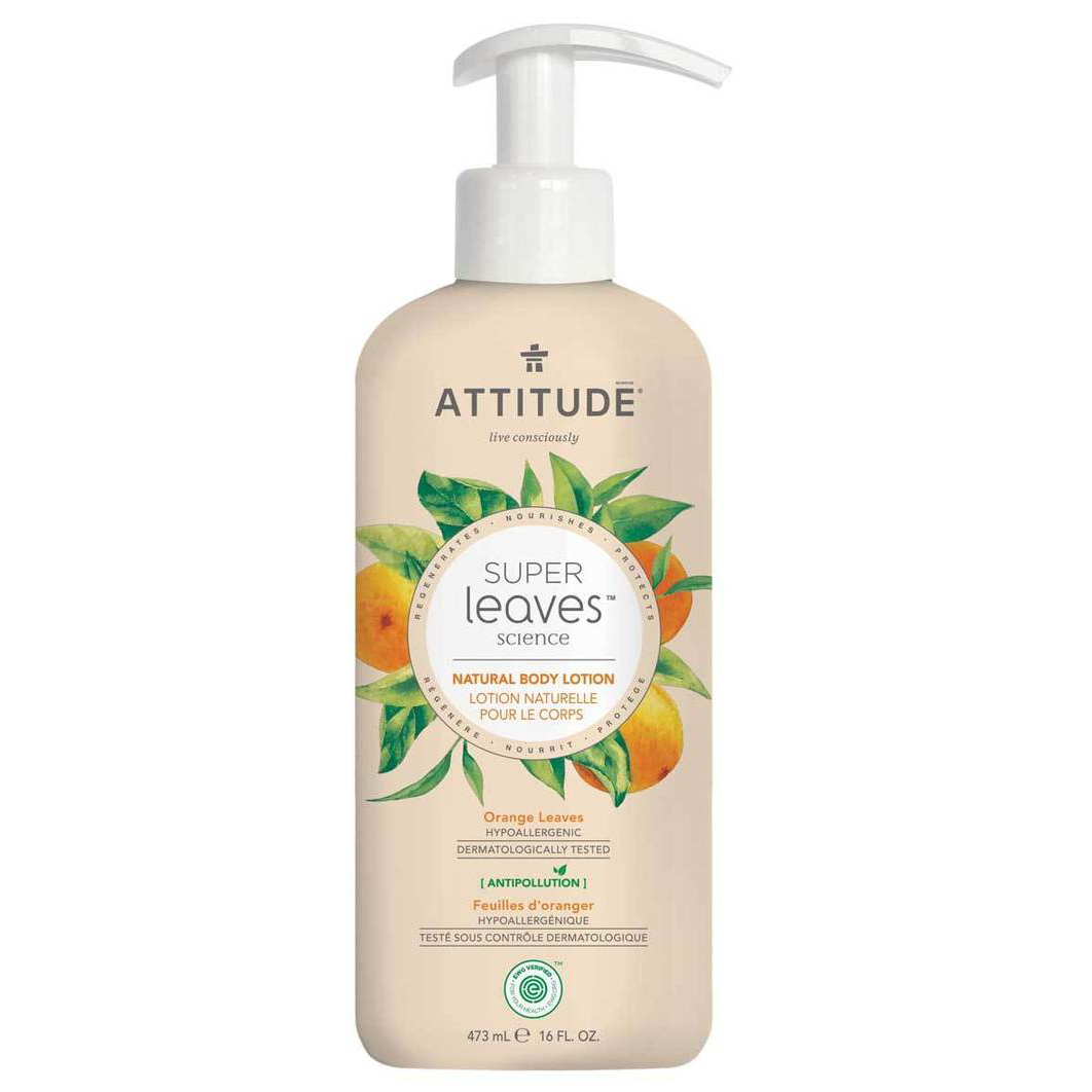 ATTITUDE - Super leaves™ – Lotion pour le corps Énergisant –  Feuilles d'oranger