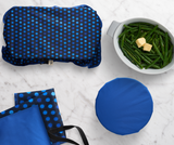 Eco Loco - Couvre-Plat Réutilisable - Paquette de 3 • Pois & Bleu - Accessoires Maison | Samara & Co