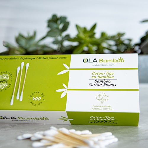 OLA BAMBOO - Coton-Tige en bambou - Accessoires soins | Samara & Co