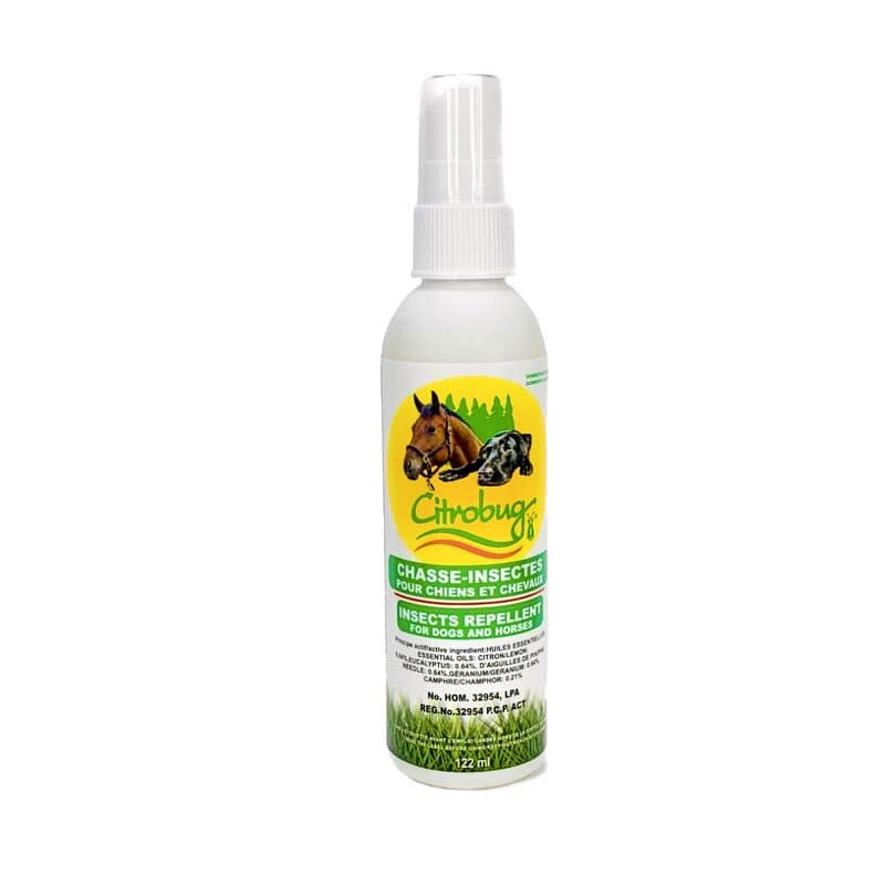 CITROBUG - Chasse-Insectes pour Chiens & Chevaux -Sans DEET - 100% naturel - Chasse-moustiques | Samara & Co