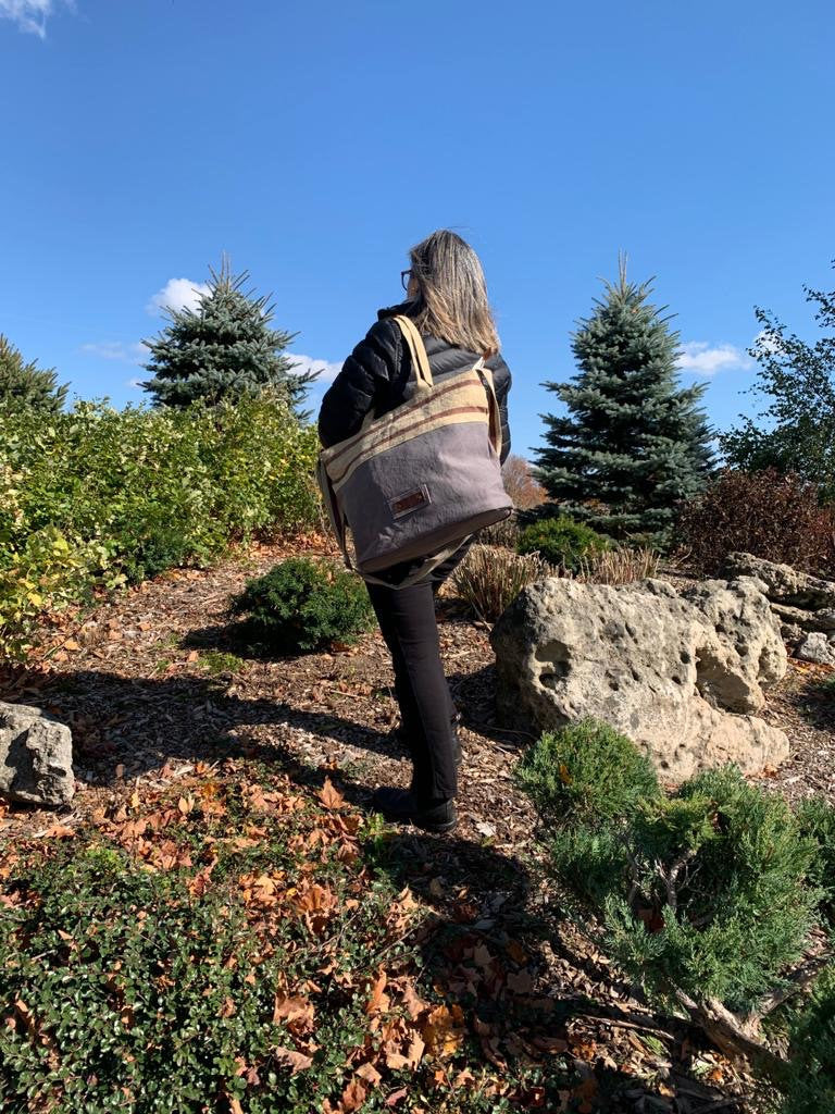TERRA ORGANICA - Sac de plage - fait de jute bio, coton et cuir recyclé - Accessoires | Samara & Co