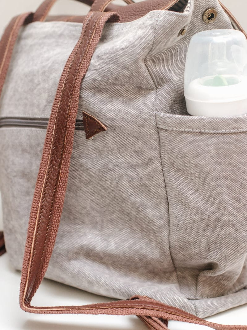 TERRA ORGANICA - Sac à dos Aventure - fait de toile et cuir recyclé - Accessoires | Samara & Co