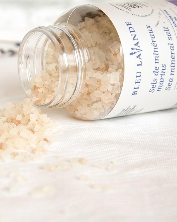 BLEU LAVANDE - Sel de minéraux marins 100% naturels - Relaxant - Soins corps | Samara & Co